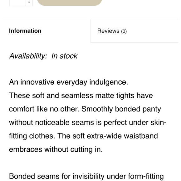 Wolford Pure 50 tights size small new - Picture 4 of 6